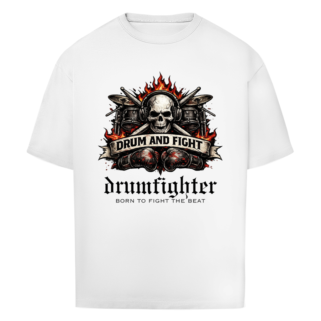 Oversize T-Shirt DRUM AND FIGHT
