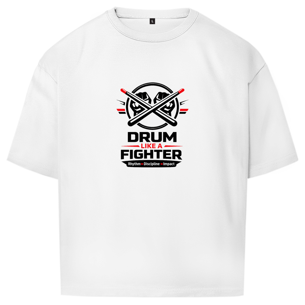 Oversize T-Shirt DRUM LIKE A FIGHTER