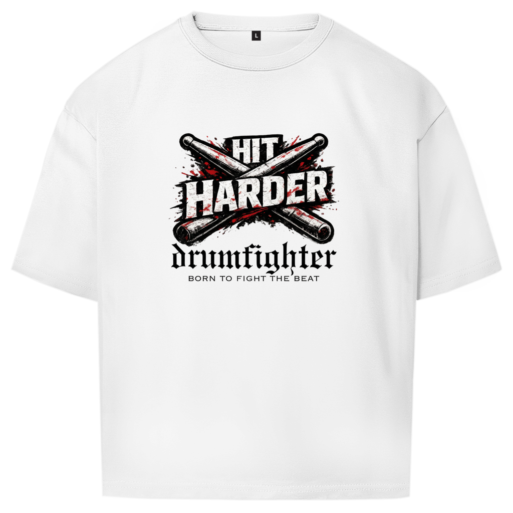 Oversize T-Shirt HIT HARDER