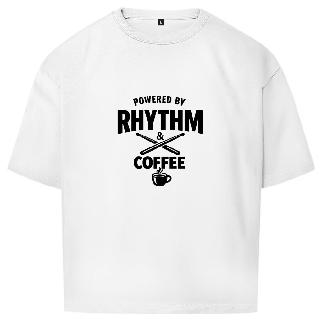 Oversize T-Shirt RHYTHM & COFFEE